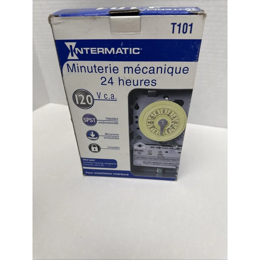Intermatic‎ T101 24-Hour Mechanical Time Switch 120 VAC 60Hz NEW
